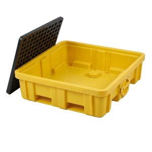 Palette de rétention avec ouverture